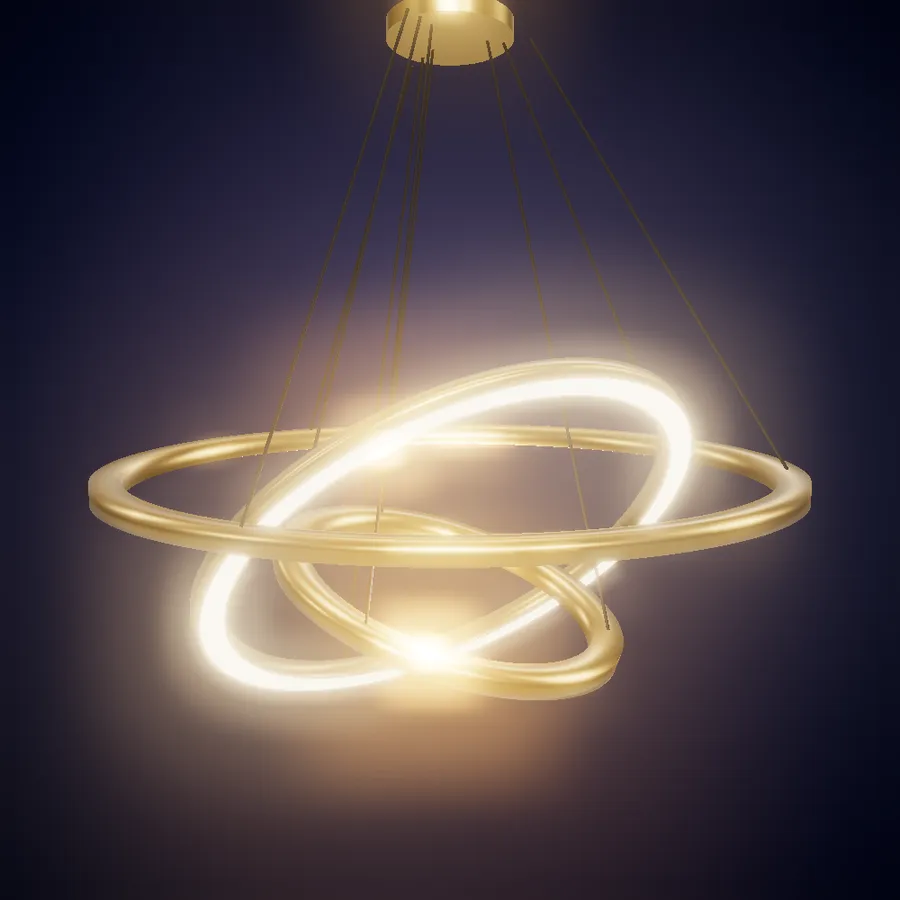 3D LED avize